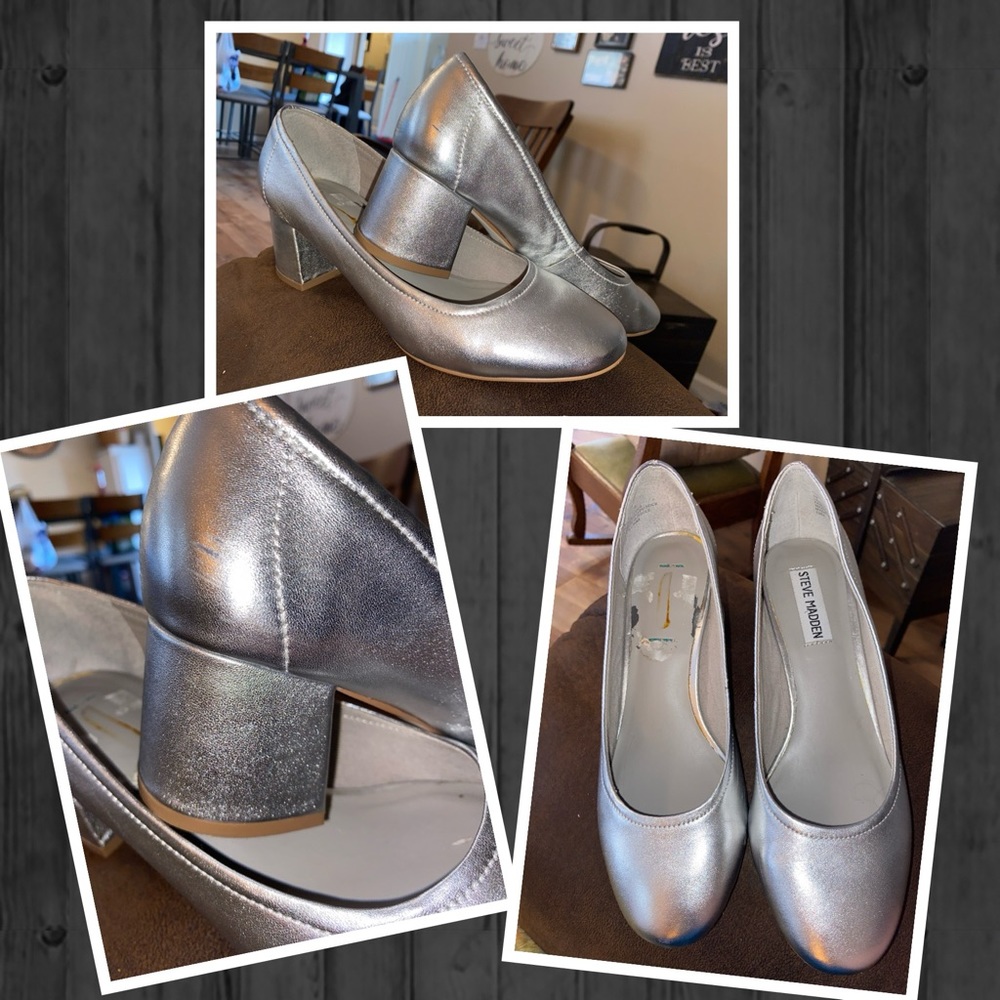 Steve Madden ~ Women’s Silver Heels